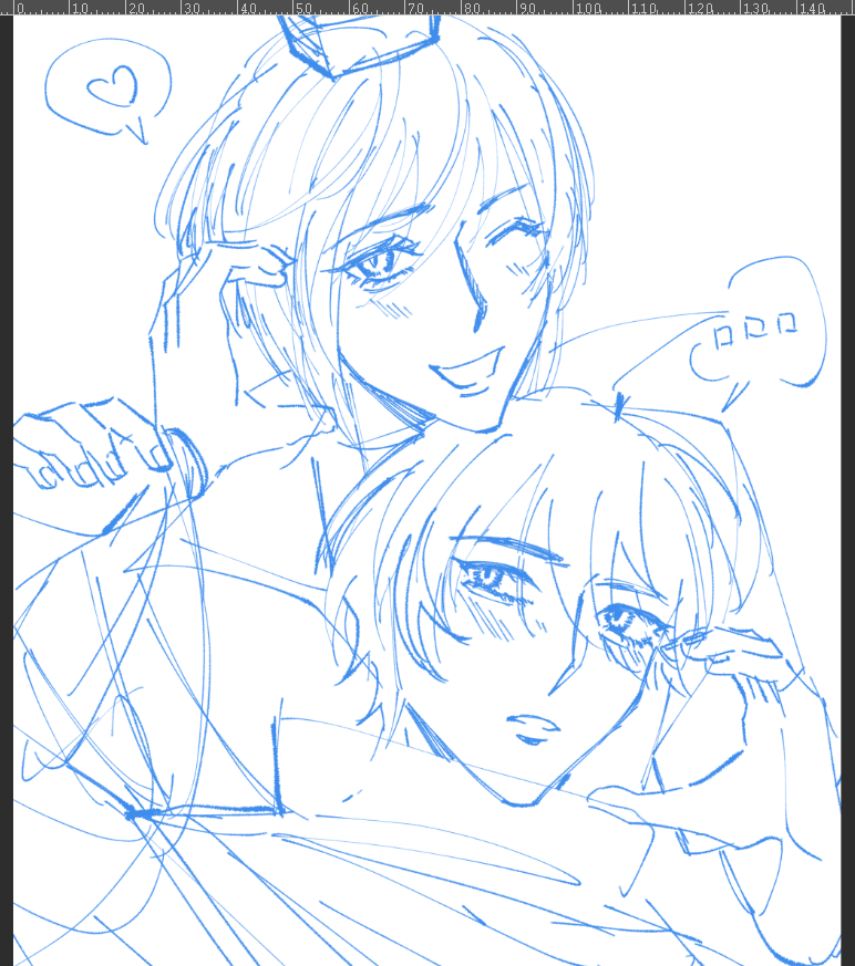 iki_516's tweet photo. 最近の落書きしんどいやつしかないなとやっと気づいてファイルの海から頬ハート掘り出した https://t.co/9jbgWQD8Cf
