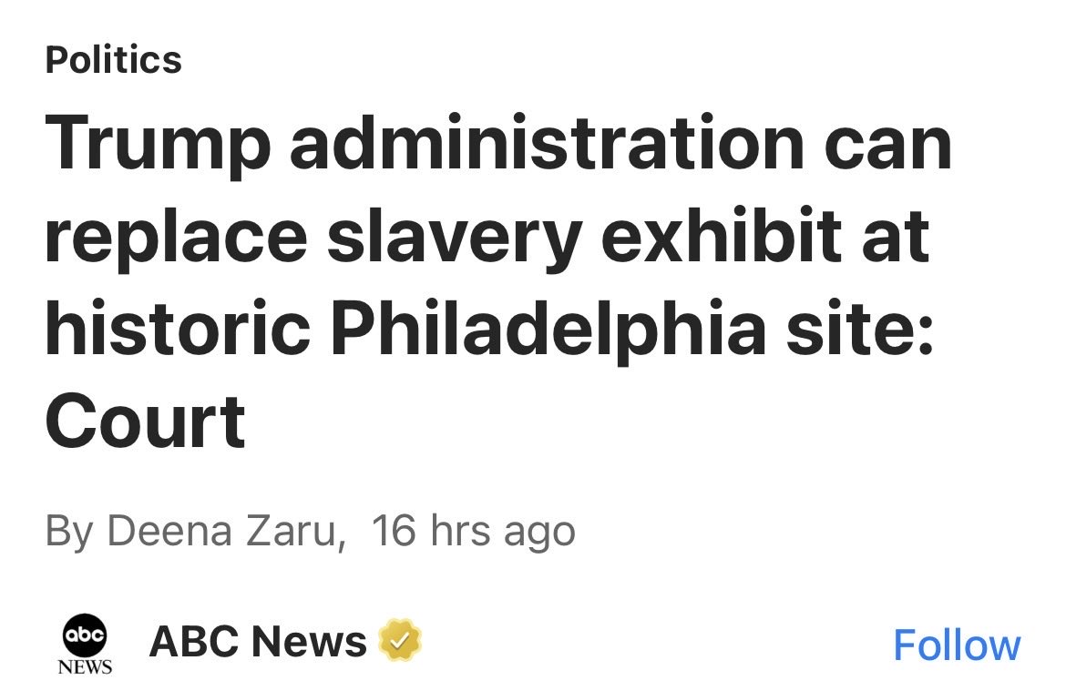 profmath56's tweet photo. I remember well, the cries of far right conservatives about “cancel culture”. Where are those cries now?Actions of the Trump administration repeatedly try to minimize and “cancel” the suffering felt by enslaved peoples in the history of the USA. Time to reread Orwell’s 1984. https://t.co/UTTVWB5aUz