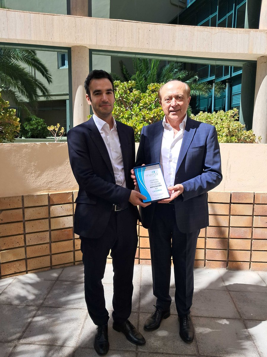 hospiten's tweet photo. El Hospital Universitario Hospiten Rambla ha sido distinguido como el mejor hospital privado de Canarias en 2025 según el ranking Merco, @mercoranking,  uno de los principales indicadores de reputación sanitaria en España. Este reconocimiento pone en valor un modelo asistencial basado en la innovación, la mejora continua, la tecnología de vanguardia y la atención centrada en las personas.

Un reconocimiento que avala nuestro compromiso con la excelencia asistencial.

Toda la noticia aquí: https://t.co/D3E1FzSD7G

#Hospiten #PremiosMerco