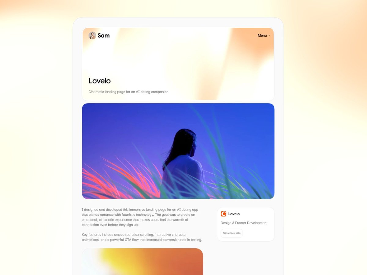 cosmoeui's tweet photo. Onelink

A linktree style + multi-section Framer template designed for designers, developers, and creative freelancers who want a professional, visually appealing, and conversion-focused personal website.

Link: https://t.co/fNIXKRrMnX https://t.co/xLEkkNLg2a