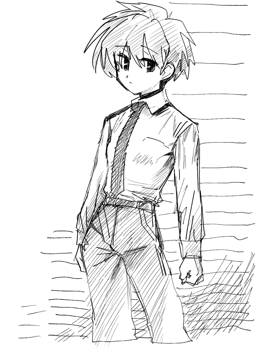 doujinoisuke's tweet photo. らくがき https://t.co/yqAKgT0p8c