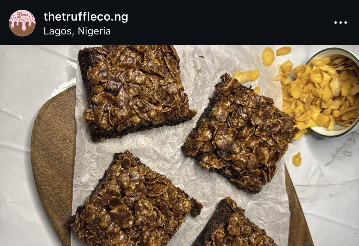 lifeofmustapha's tweet photo. Do you like good things in life? 🫵🏾

Well, my wife bakes the best cake loaves (Chocolate &amp; Vanilla) and brownies in Lagos 🇳🇬!

Ultimate fudginess. Ultimate deliciousness.

Reach out to The Truffle Co. on Instagram. https://t.co/H32Wxw0E5N