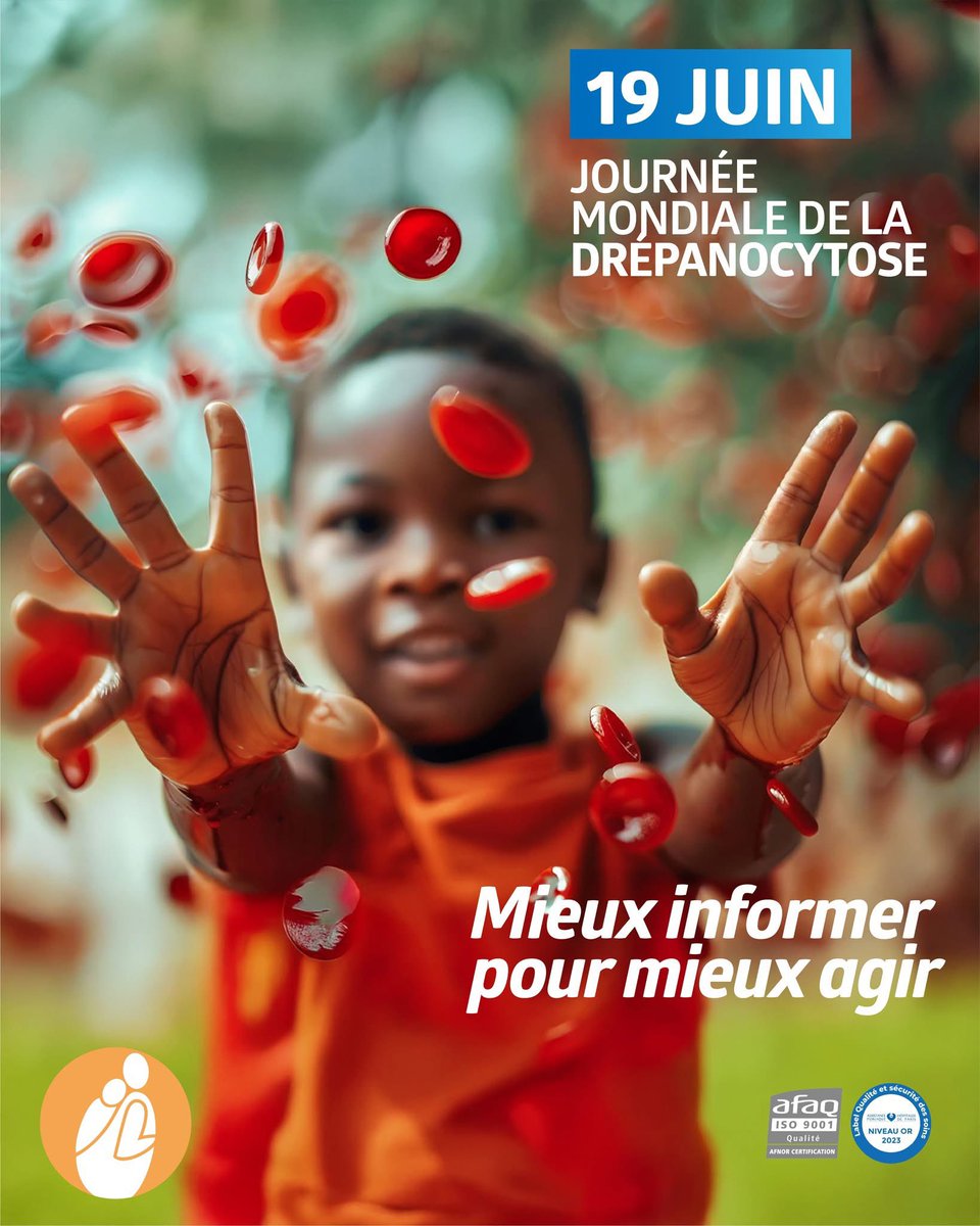 HMEBville's tweet photo. À

Un dépistage précoce et un suivi adapté permettent une meilleure prise en charge.

Informer, dépister et accompagner restent essentiels dans la lutte contre la drépanocytose.

Prenez RDV avec notre hématologue au : 27 22 51 15 08.

#HME
#Santé
#drépanocytose https://t.co/ESuV2mtT0a