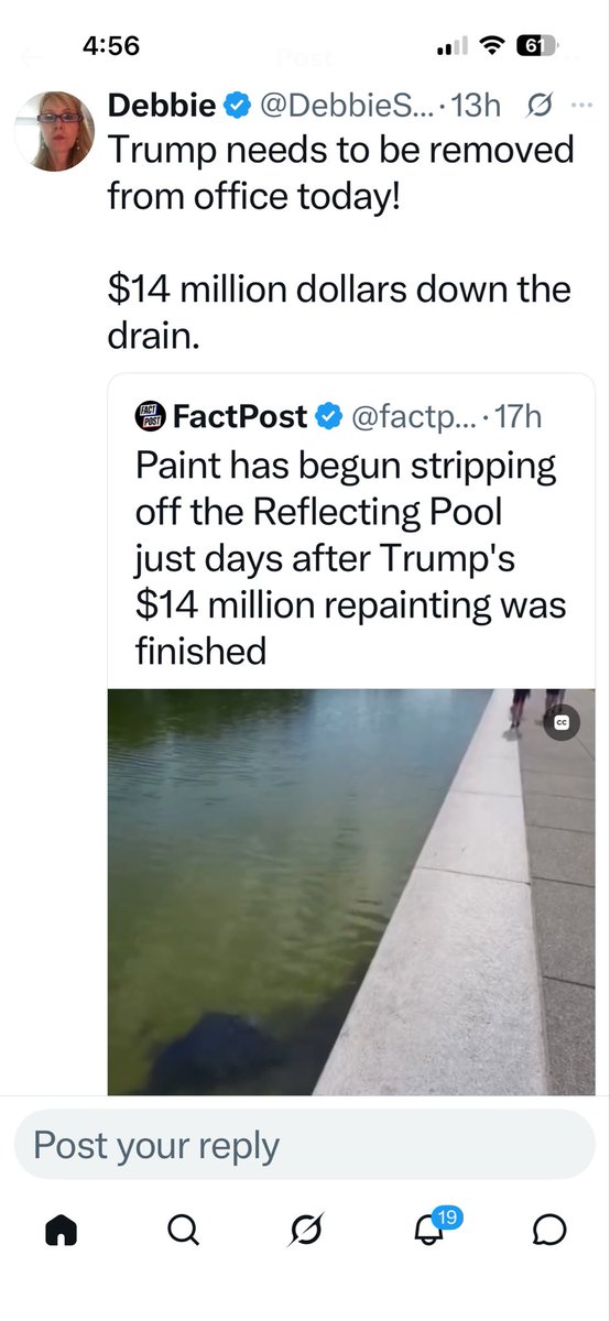 pshartley's tweet photo. @DebbieSVA @WhiteHouse @POTUS I wondered how long it would take the idiots that decided to not fix the problem BEFORE ADDING PEROXIDE https://t.co/59HCo3fp7G
