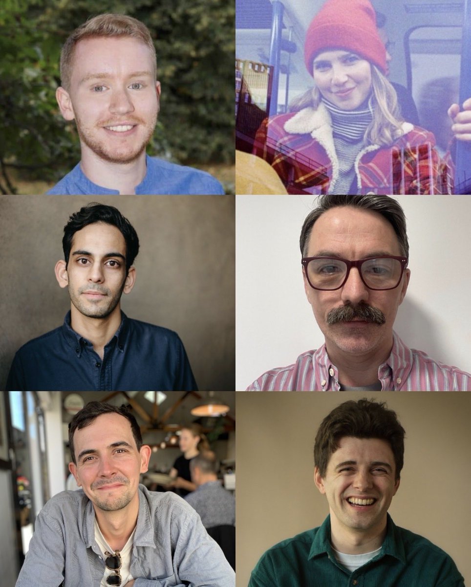 NobbsMemorial's tweet photo. Meet this year’s DNMT New Comedy Writing Competition shortlist! Congratulations to Indigo Hinton, Anina Grostern, Sid Sagar, Craig Hazell &amp; Tom Holmes, Lewis Brierly and Paul Carey https://t.co/X0P46YdFkE