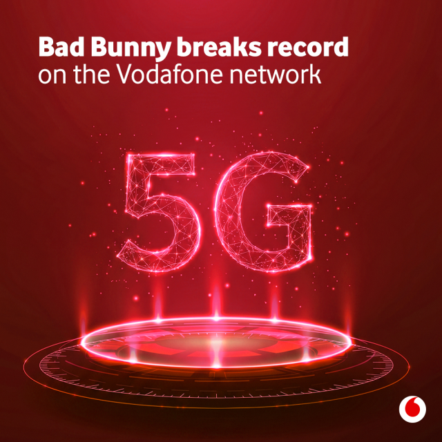 peterob12's tweet photo. Bad Bunny has set a new record on @VodafonePT's network with 9.5TB of data used by concert-goers. Find out more: https://t.co/rE2zUsXerf https://t.co/8MEqBvryHu