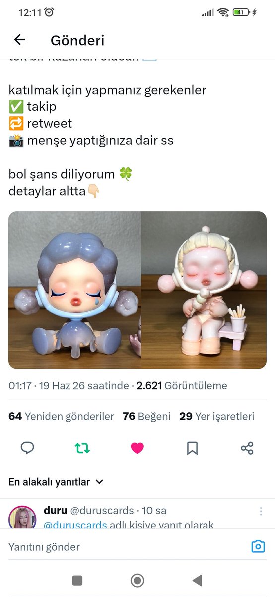 Filiz6916's tweet photo. @duruscards Teşekkürler https://t.co/cavAs6OBtz