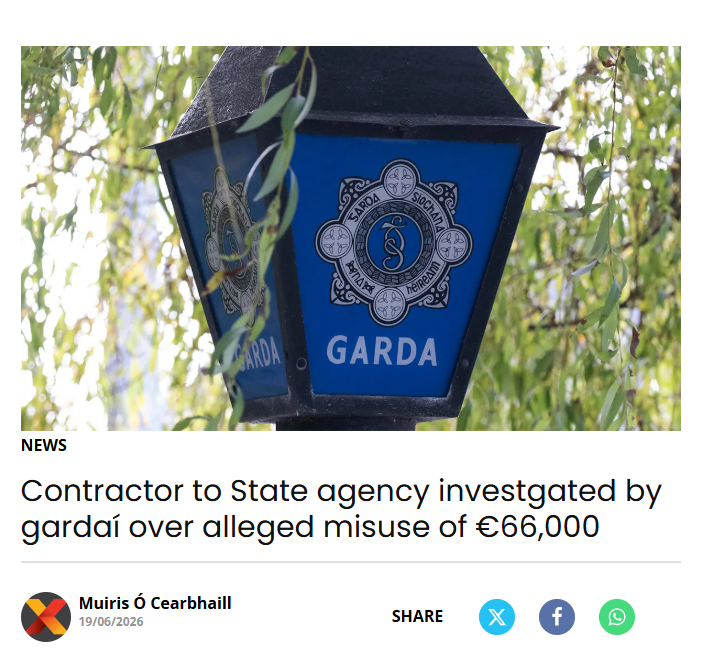 caulmick's tweet photo. Contractor to State agency investgated by gardaí over alleged misuse of €66,000 -@muirisoc 

Gardaí are investigating a series of serious accusations contained in a ‘highly complex’ protected disclosure filed with Skillnet in December 2023.

The man at the centre of the accusations refused to co-operate with an independent investigation into the claims against him, prompting a full review of contracts. #Skillnet

#HowIrelandWorks 

https://t.co/5f8YERqMRI