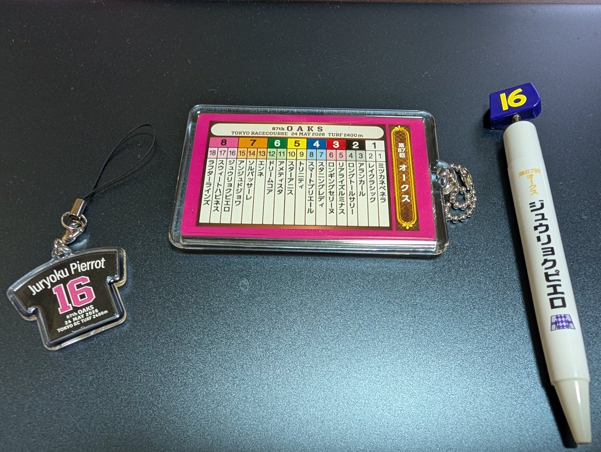 馬券当たって衝動買い 届いた #オークス #ジュウリョクピエロ