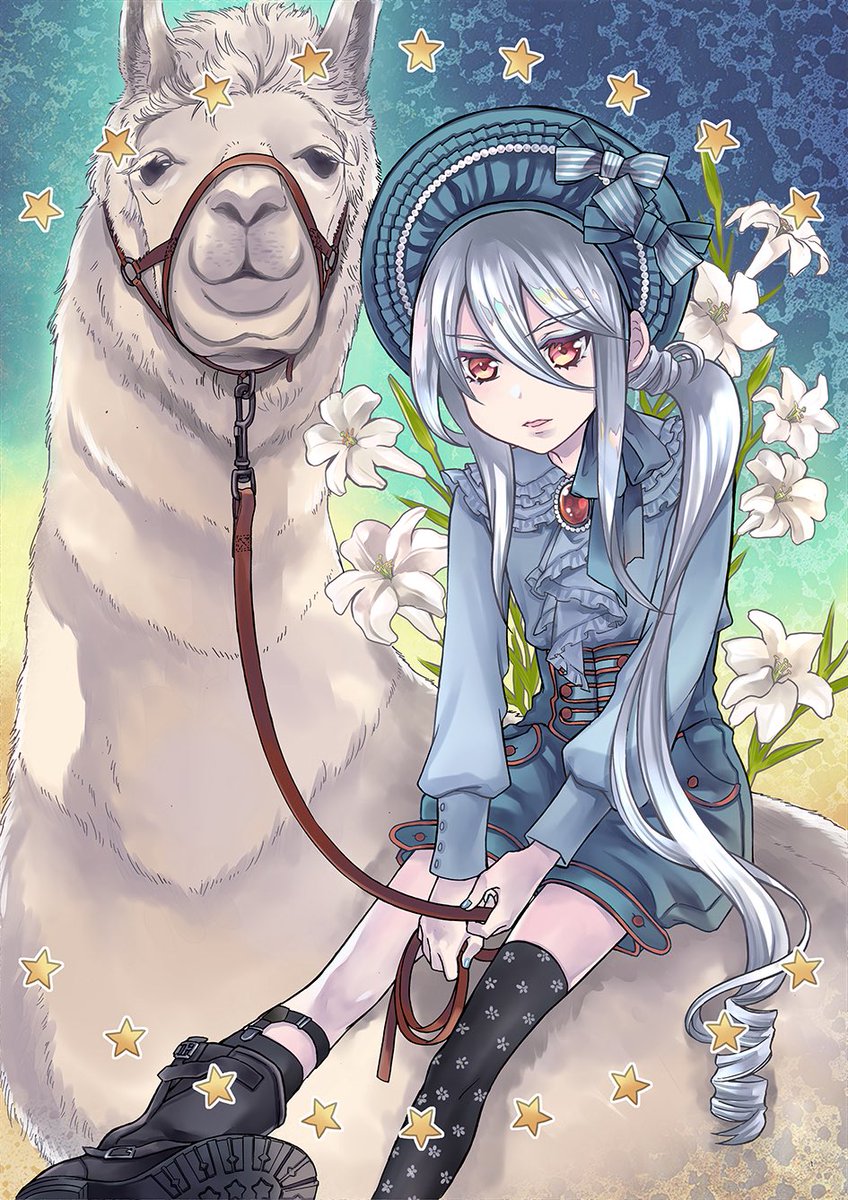 minakichijapon's tweet photo. 数年前の絵しかなかったのだわ。今見ると子アルくんのお顔ちょっと修正したいのだわ。

 #あなたの白髪の子を見せてください https://t.co/aCGVZVz3Mp