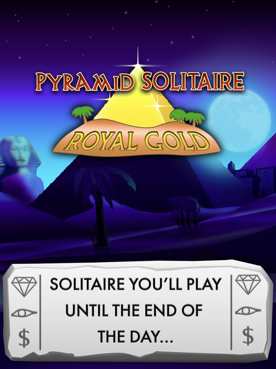 GlowingEyeGames's tweet photo. Play in tournaments or head-to-head to win prizes with Pyramid Solitaire - Royal Gold! Available on your iPad or iPhone here: https://t.co/K12dSbnKuZ
#games #gamedev #indiegames #indiedev #cardcames #solitaire #pyramidsolitaire #skillzgames #challenge https://t.co/hJZAuCbeXj