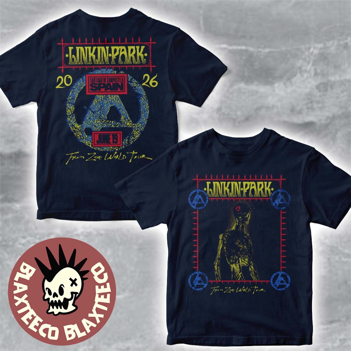 blaxteeco's tweet photo. Linkin Park Santiago de Compostela Spain 2026 Exclusive City Event Tee At O Son do Camino Festival On June 19 2026 T-Shirt #LinkinPark
>>> Check it here: https://t.co/4oyWlg8uAy https://t.co/e25H4gKbOa