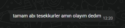 obutof's tweet photo. rica ederim kardeşim de gerek yoktu https://t.co/jWdYkN3Trr