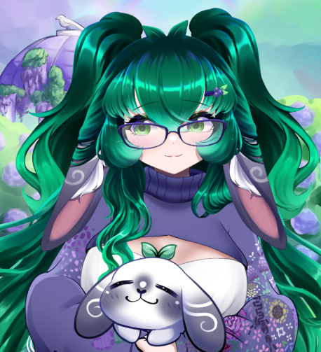 juunikko's tweet photo. @MissLalaVT Hi Lala!! I'm Juniper, the bunny girl guardian of lost magic! I live in and take care of the Garden of Lost Magic 💫 I wanted a rainy garden vibe! The flowers on my sleeve represent different important people and memories, and my petticoat is made of hydrangeas! https://t.co/JNN5hhflBJ