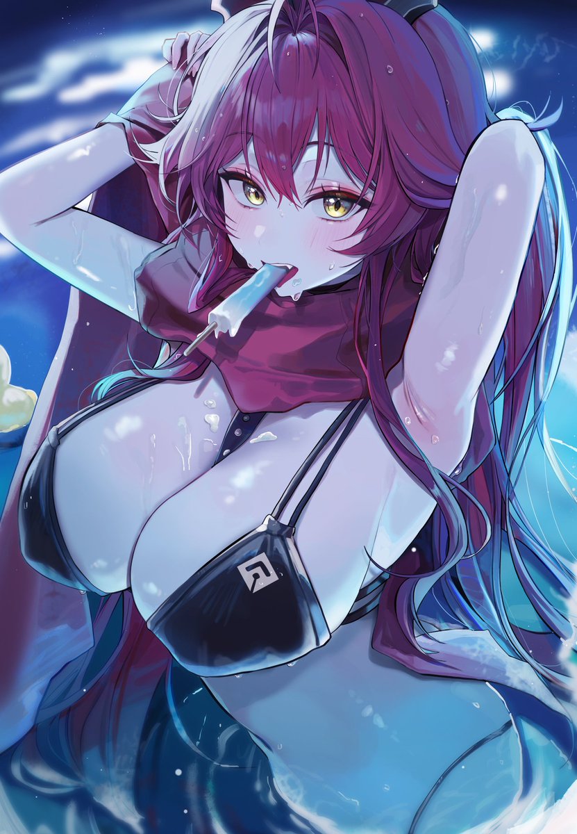 whit_blanc's tweet photo. 水着は少し恥ずかしいけど🥰🥰 https://t.co/knnZRi8xCp
