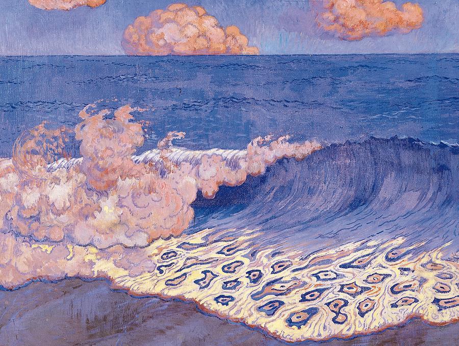 artenpedia's tweet photo. Blue Seascape, Wave Effect - Georges Lacombe, 1893 https://t.co/WsqFZq2GrV