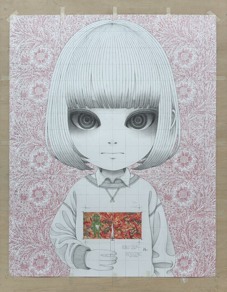 lonesame_cawboy's tweet photo. 現在制作中の絵の下図と小下図✏️
拠り所としての内なる火🕯️と、
外界の炎上🔥をテーマにした作品です。 https://t.co/gSXMkyr1mV