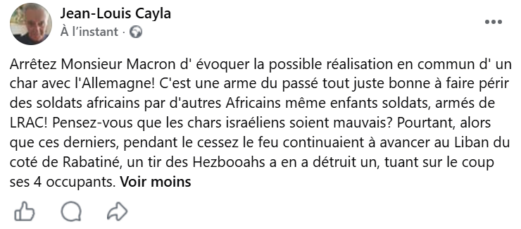 1Emile9's tweet photo. Des chars franco-allemands? Pourquoi faire! https://t.co/S1lktA6dZi