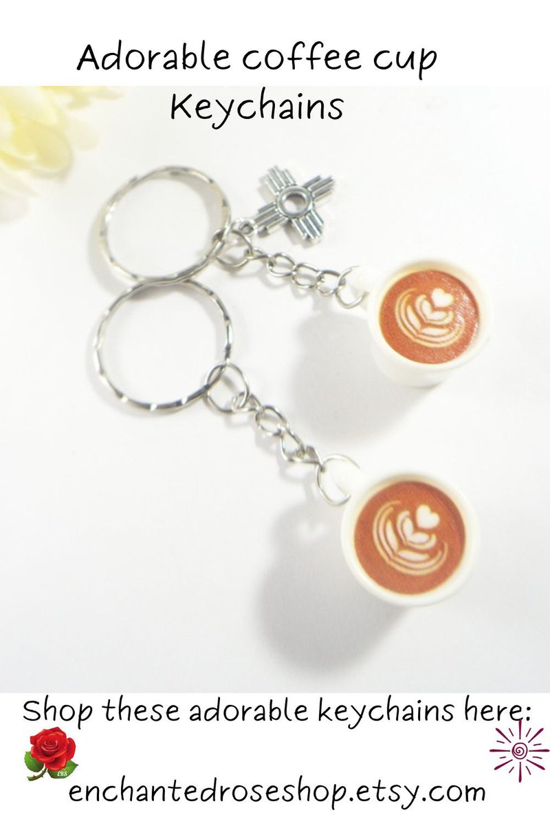 valroseshowers's tweet photo. Cute and adorable!  Coffee Cup Keychain: Zia Sun Symbol Coffee Lover Gift https://t.co/NqiJAlERHp #wiseshopper #newcarowner #keychain #cutekeychain #giftsunder10 https://t.co/GNfO5g8Es4