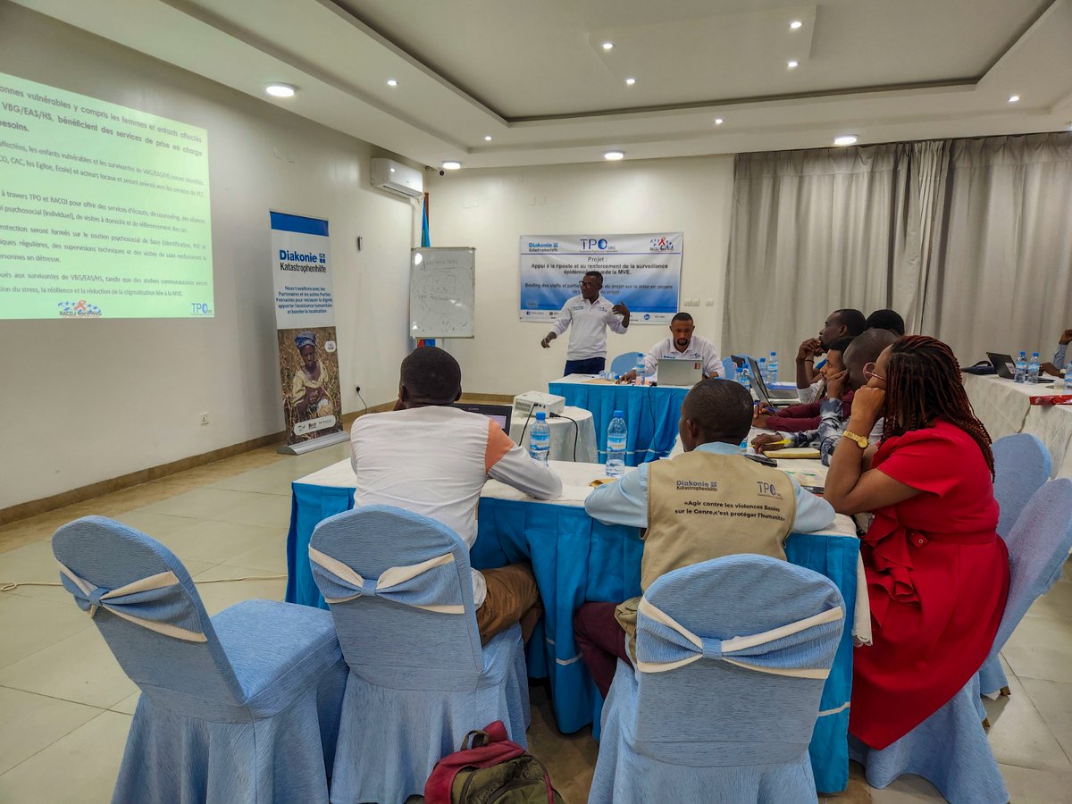 drc_tpo's tweet photo. Ebola : A Goma ,TPO DRC renforce la coordination des acteurs engagés dans la surveillance épidémiologique,dans le cadre du projet d’appui à la riposte et au renforcement de la surveillance épidémiologique de la Maladie à Virus Ebola (MVE)

Lire plus
https://t.co/QvfySPIlPa https://t.co/OGaw1CVzC5
