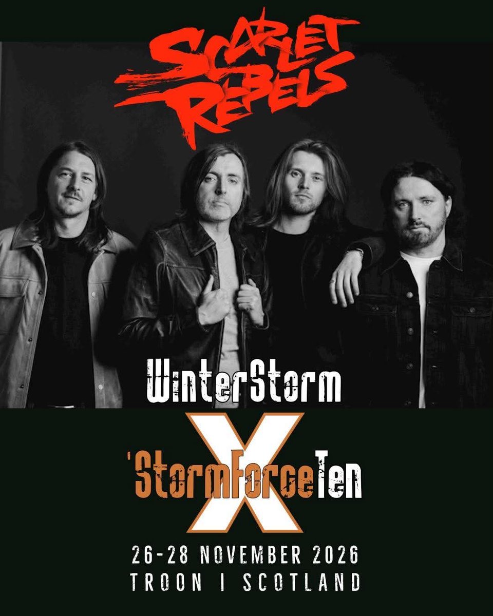 ScarletRebels's tweet photo. ‼️NEW DATES‼️

We’ve added some extra dates whilst we’re on tour with Tyketto! 

We’ll be hitting Winterstorm aswell as headline shows in Hull and Sunderland 

Tickets are on sale now! 👇

https://t.co/sPlFaO64Ke https://t.co/LQzbqXNAx6