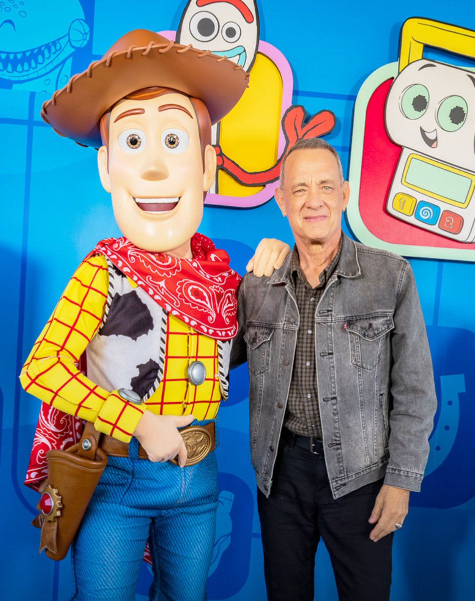 tomhanksource's tweet photo. Toy Story 5 is now in theaters worldwide. Woody is back!! #toystory #woody #tomhanks #foryoupageシ゚ #movie https://t.co/d0eF0uudSx