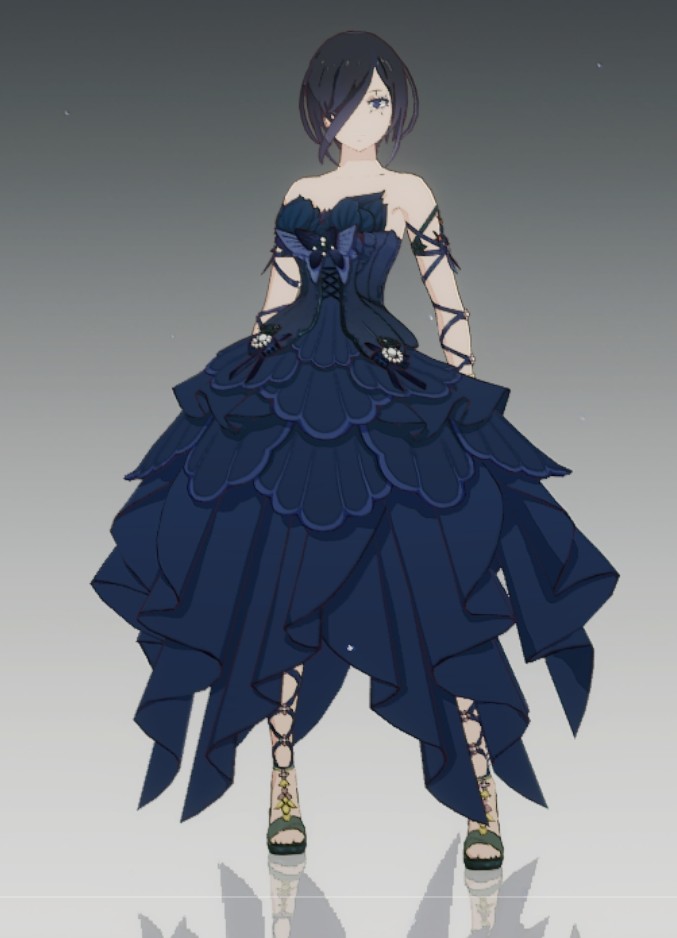 twilight_sub__'s tweet photo. 女性キャラの方の染色も気になって、作って放置してたサブ子に試着と染色させてみた https://t.co/ukp3unttSF