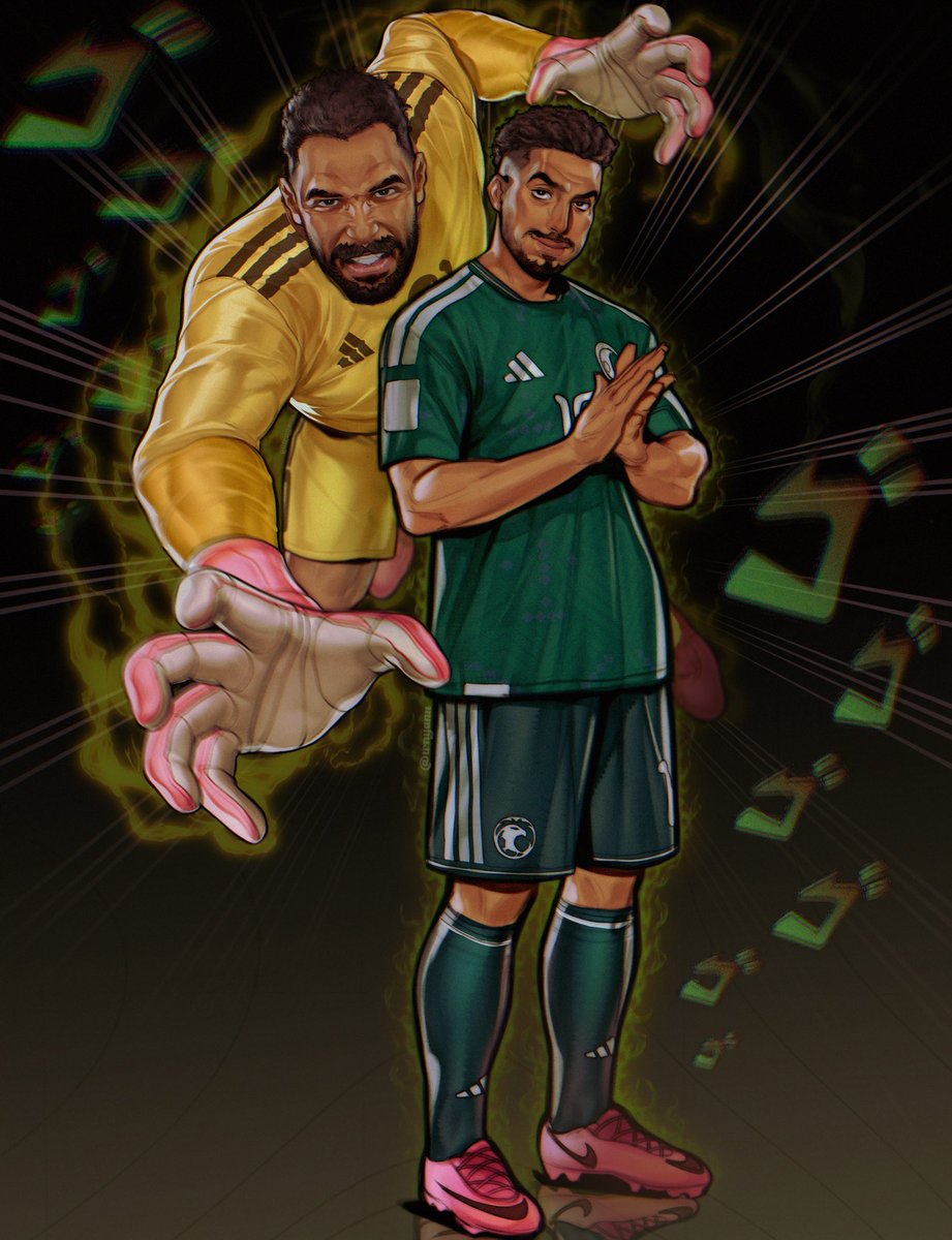 urnyann's tweet photo. رسمتها وانا اتفرج المباراة 
Za hando 🥅 https://t.co/rqHmA1OpMF