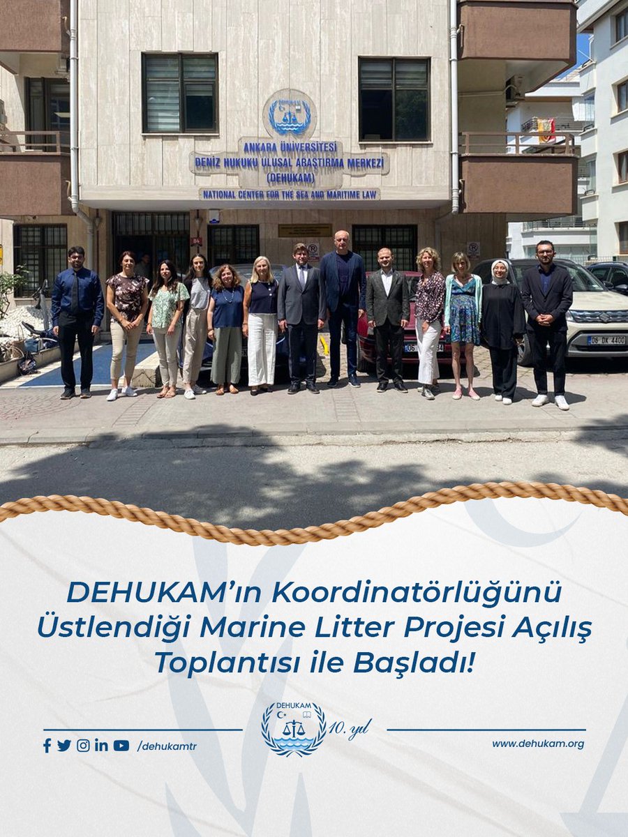 Dehukamtr's tweet photo. DEHUKAM’ın Koordinatörlüğünü Üstlendiği Marine Litter Projesi Açılış Toplantısı ile Başladı!

Detaylı bilgi için:
https://t.co/wA47O5HrcN https://t.co/bir60E6PlK