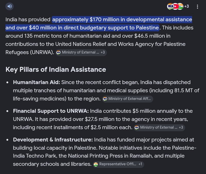 AgniVesa_07's tweet photo. Every year india sends millions dollars of aid into palestine, yet got nothing but hate from global ummah in return. 🙂 https://t.co/IEMSpzGXaM