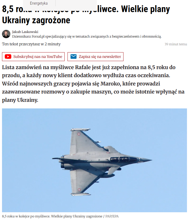 ArekLanger's tweet photo. A tak na marginesie tego artykułu, to polskie MIGi, których Ukraina nie chce - albo chce je otrzymać, ale nie chce podzielić się w zamian swoją technologią wojskową - można by na przykład, jeżeli mają być wycofane, przekazać polskim inżynierom z zadaniem opracowania interfejsu umożliwiającego przekształcenie tych maszyn w latające drony.

Niezależnie od ostatecznego wyniku, polski sektor przemysłowo-wojskowy zyskałby bezcenne doświadczenie dzięki pracom nad tym rozwiązaniem oraz analizie problemów związanych z jego opracowaniem i wdrożeniem.

https://t.co/OZtpJpoxqO

https://t.co/3WBiKNKu3m