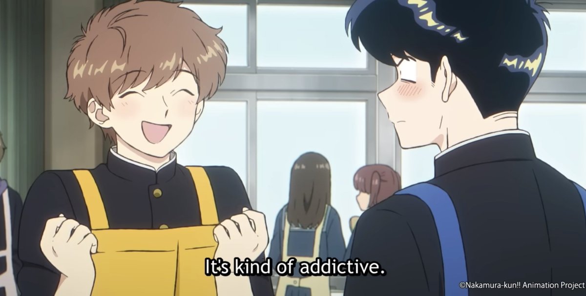 soyabird's tweet photo. i've heard the theory that octopuses have been a metaphor for being gay/queer love throughout the show. if that's the case, this is really endearing T_T

#goforitnakamura https://t.co/rZDxfYMuuk