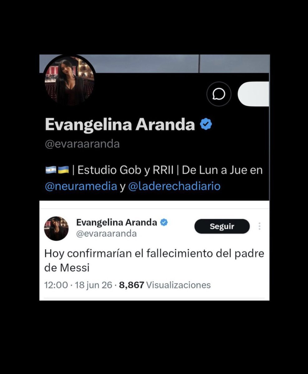 IvanMontoyaOK's tweet photo. Nada bueno sale de esta gente ? 
Hay que ser bien libertario para tirar la piedra y esconder la mano... Pero bienvenidos al 2026 tarde o temprano todo se sabe. 

Qué pasó@evaraaranda?? Se te cerró la cuenta? 
No van a decir nada @neuramedia @laderechadiario ?? https://t.co/Hvop6eTLX7