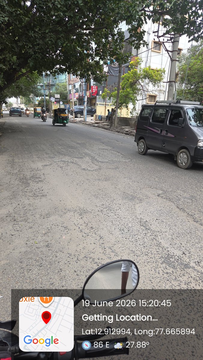 jatink1990's tweet photo. @GBA_office Proof that you did a crap job @GBA_office! The road is already a message within 7 days!! https://t.co/iTIi35wElH