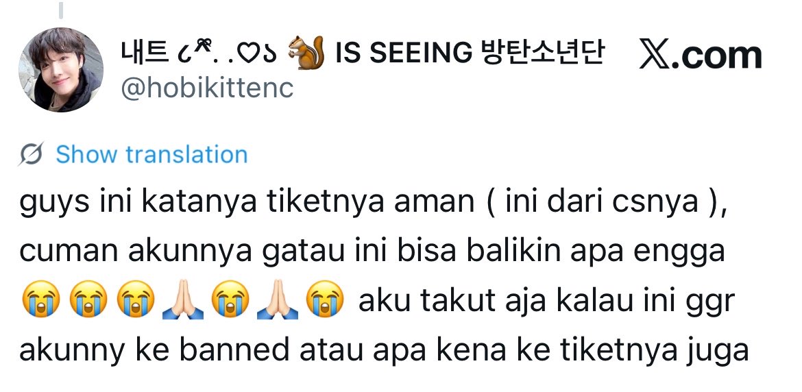 ditabog's tweet photo. kak? kamu udah bikin heboh dan panik nih. dihapus aja yuk dengan klarifikasi kalau tiketmu aman karena udah konfirmasi dari CS. https://t.co/GwcHGr0oTP