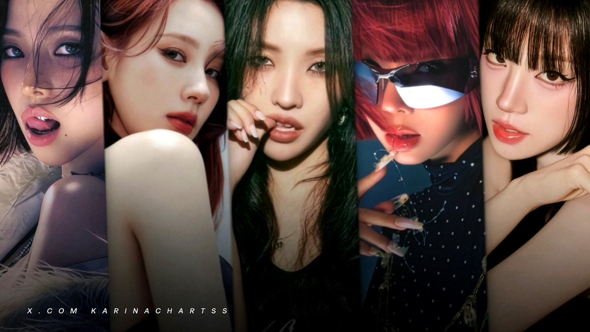 karinachartss's tweet photo. Top5 Most Streamed 4th Gen Female Solo Songs on MelOn:

1. UP by #KARINA — (77,144,616)
2. Drive by Miyeon — (34,685,584)
3. 삠삠 (BEAM BEAM) by Soyeon — (11,745,692)
4. Spark by Winter — (7,621,472)
5. FREAK by Yuqi — (4,757,332) https://t.co/IFhtTAAD5q