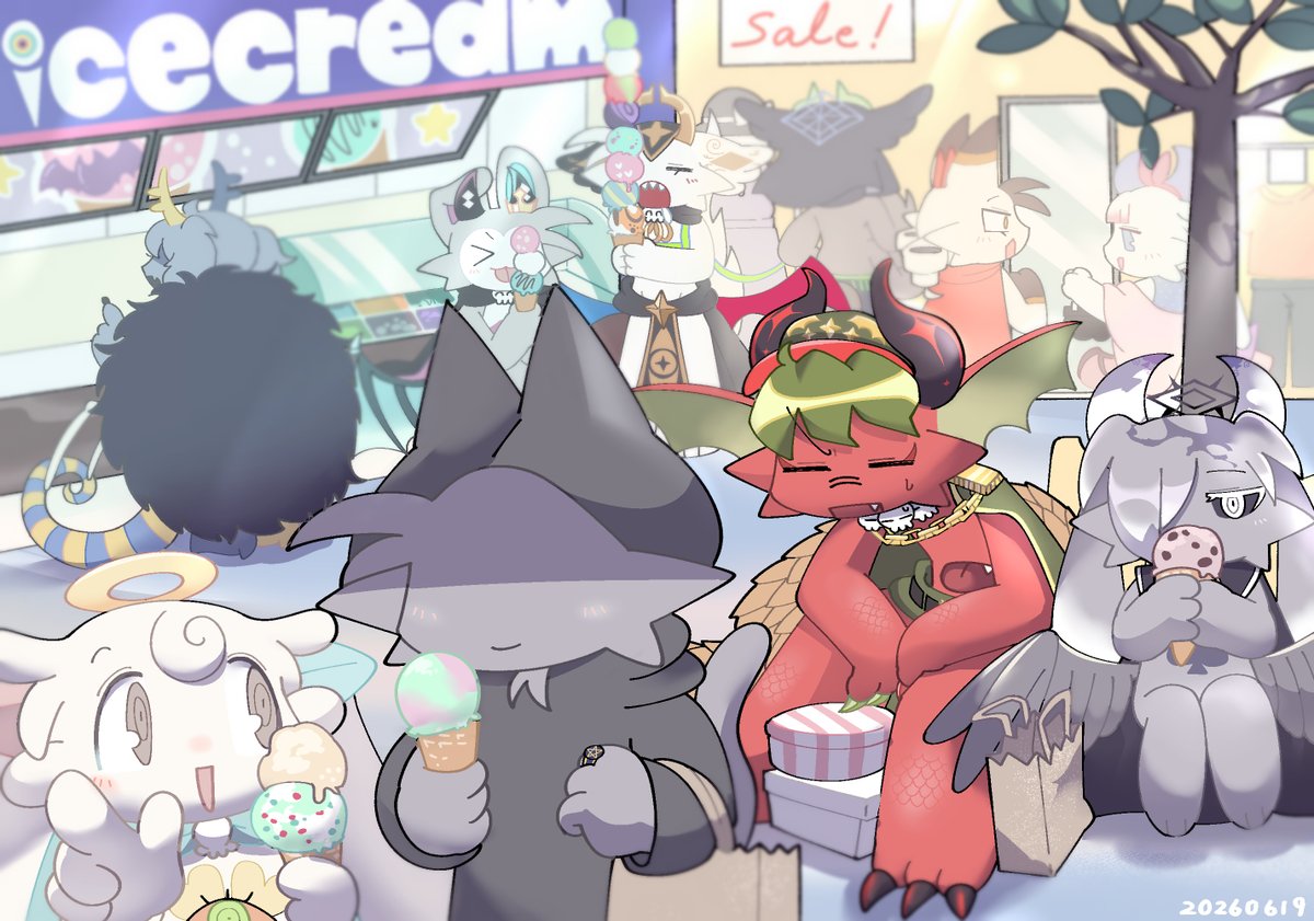 dekoi_deviconne's tweet photo. ショッピングDay🛍️🎶🍨　#でびコネ https://t.co/RvxcSSQAvX