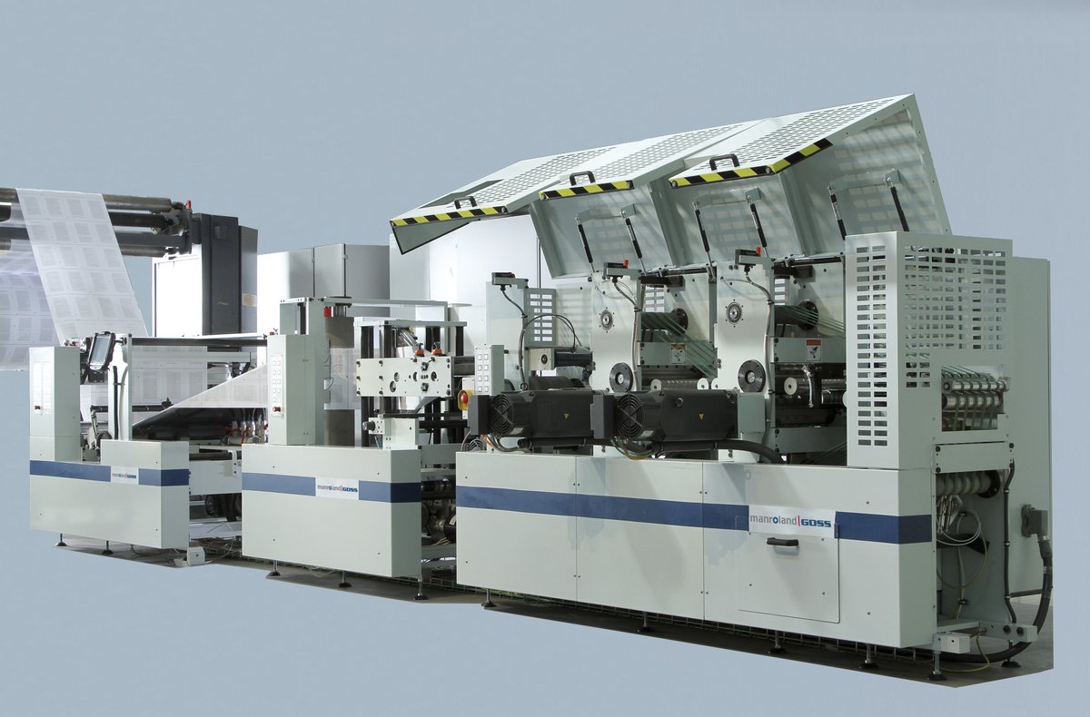 manrolandGossUK's tweet photo. #DigitalPrint: #manroland #Goss has expanded its expertise into the creation of post-press products for digital print. FoldLine is a fully-automatic, multivariable pin-type folder, the optimal finishing tool for volume production in digital production, https://t.co/XaPbZud5Fp https://t.co/AEhCoiJZrs