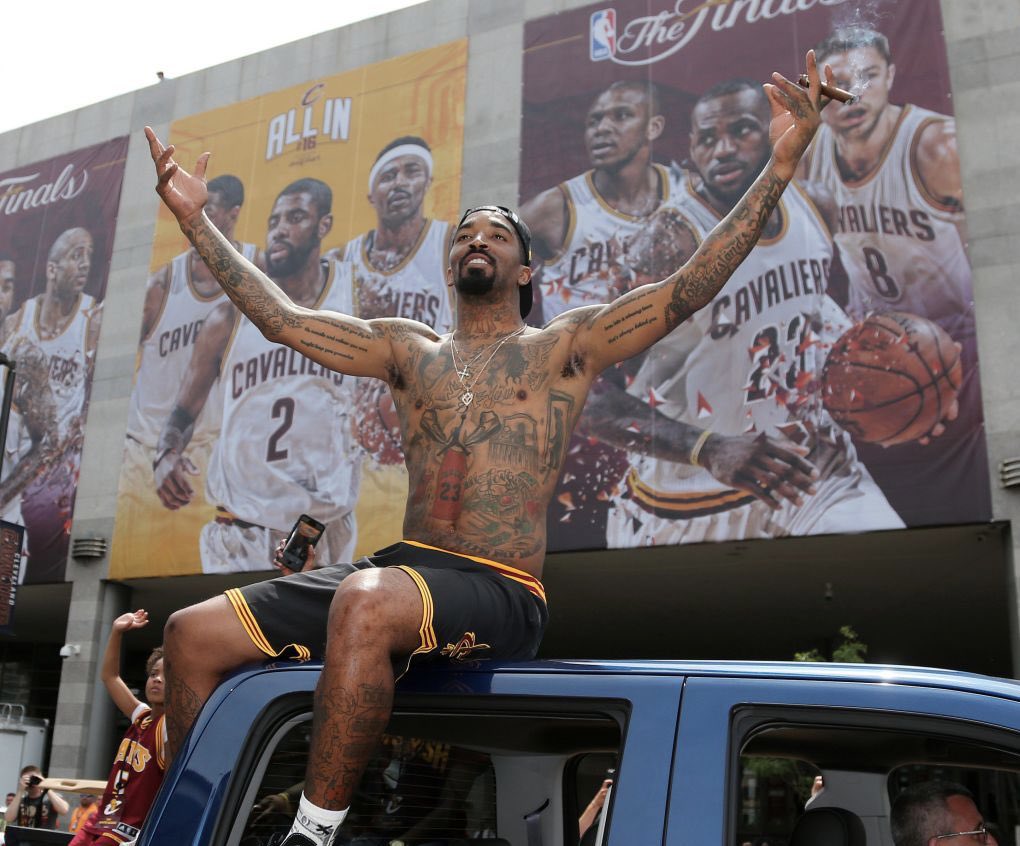 BecksWelker's tweet photo. JR Smith summer was truly the best summer https://t.co/h6CCUwVGrB