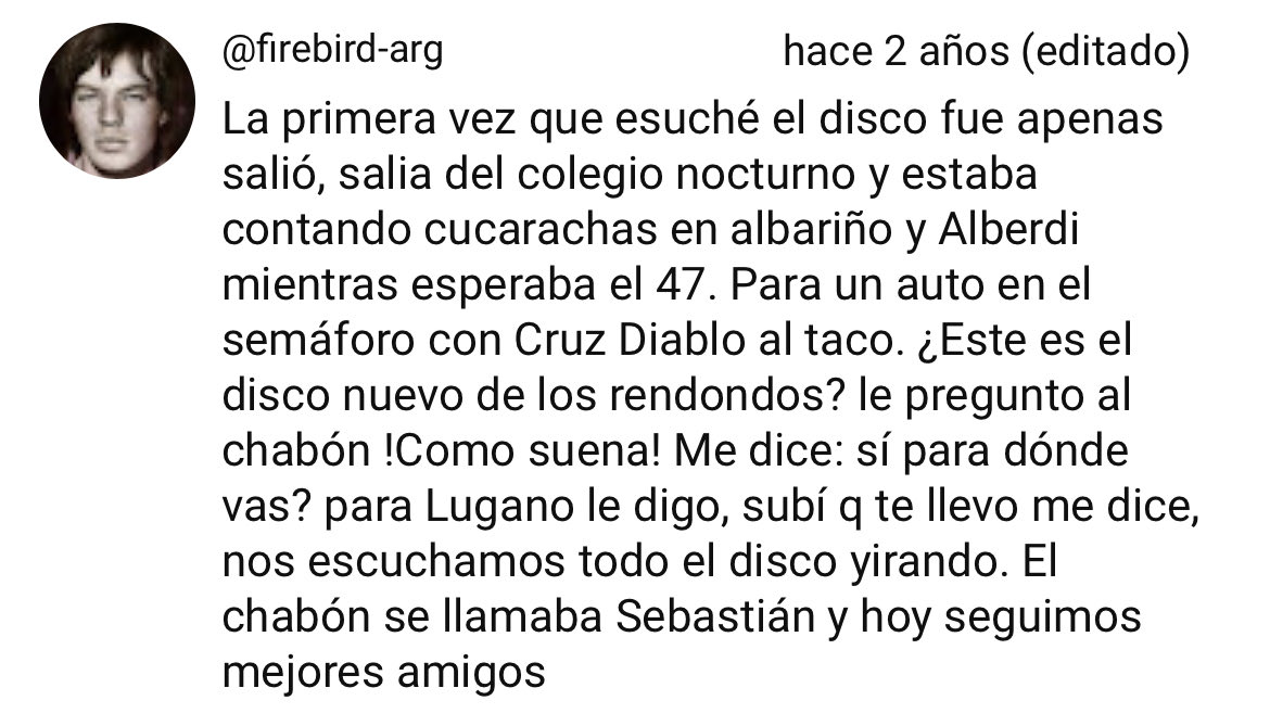 ragazzissimo's tweet photo. lo de patricio rey y sus redonditos de ricota es impresionante, nunca más va a volver a existir algo así, y nosotros fuimos testigos y protagonistas ❤️ https://t.co/6YdZMrsLSA