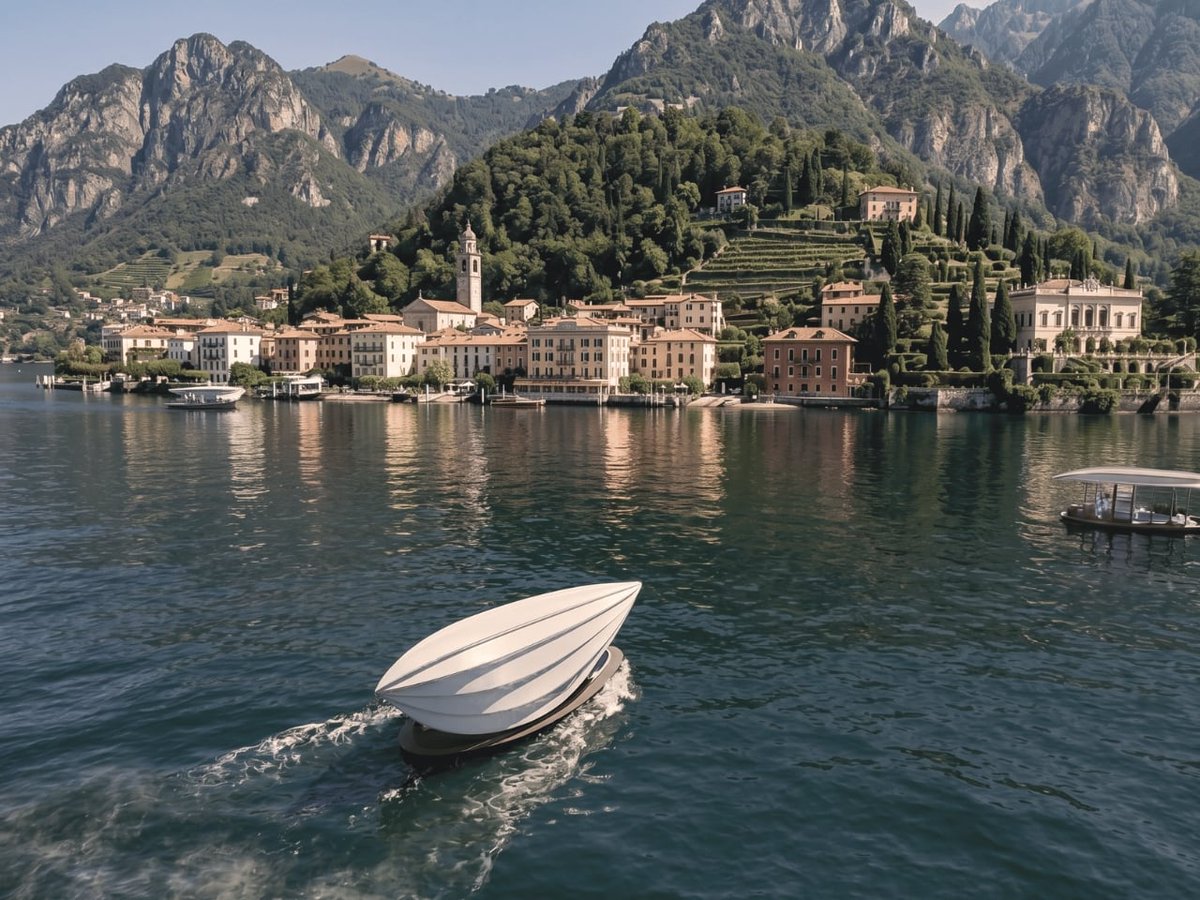 yankodesign's tweet photo. Lake Como Has a New Resident, and She Floats https://t.co/lur1S6nBcZ https://t.co/z0EhywA92h