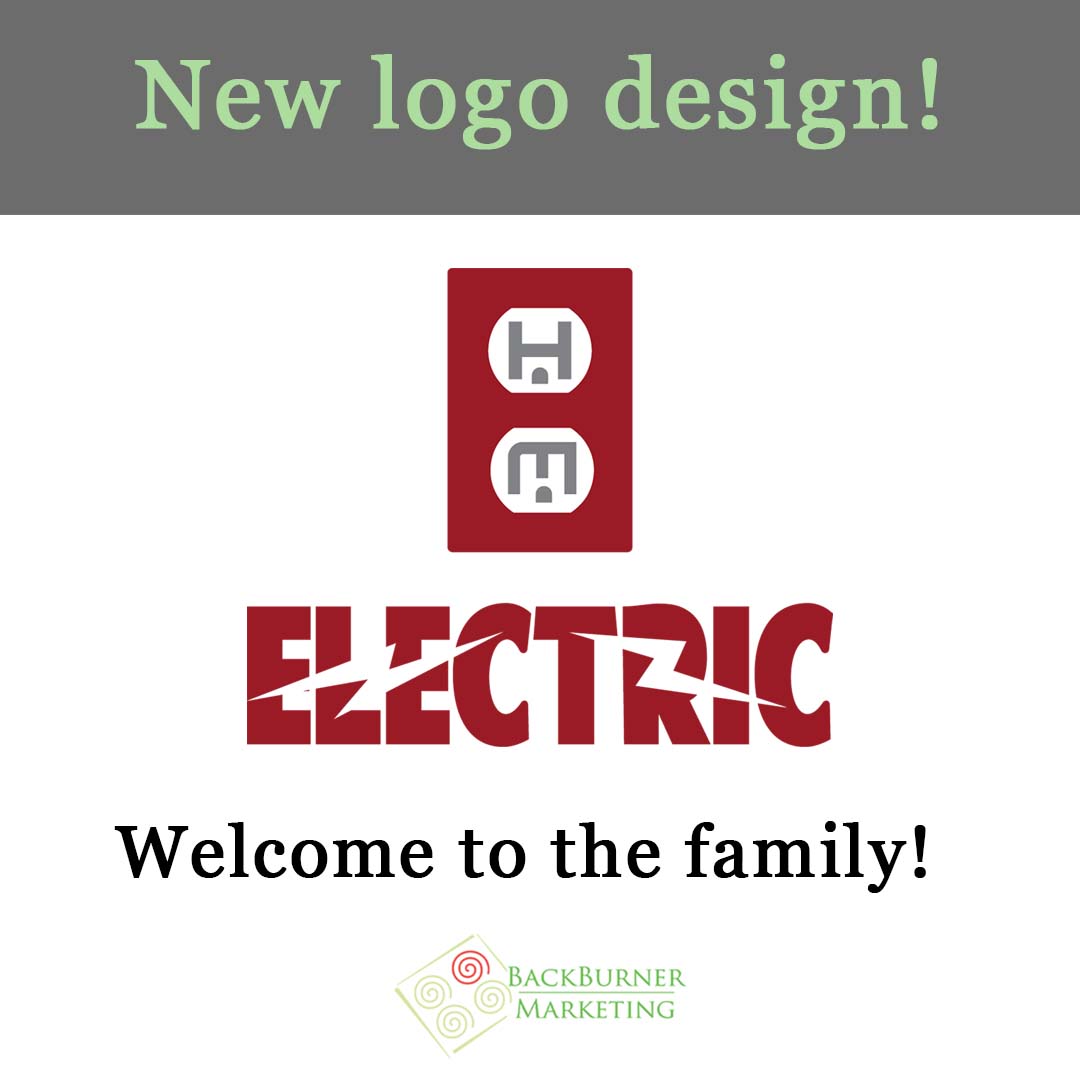 BackBurnerMkt's tweet photo. Welcome to the family, HM Electric!
We're excited to unveil their brand-new logo, designed to reflect the professionalism, reliability, and quality workmanship that HM Electric brings to every project.
#LogoDesign #BrandIdentity #GraphicDesign #SmallBusiness #FamilyOwnedBusiness https://t.co/jTSVmxZEWV