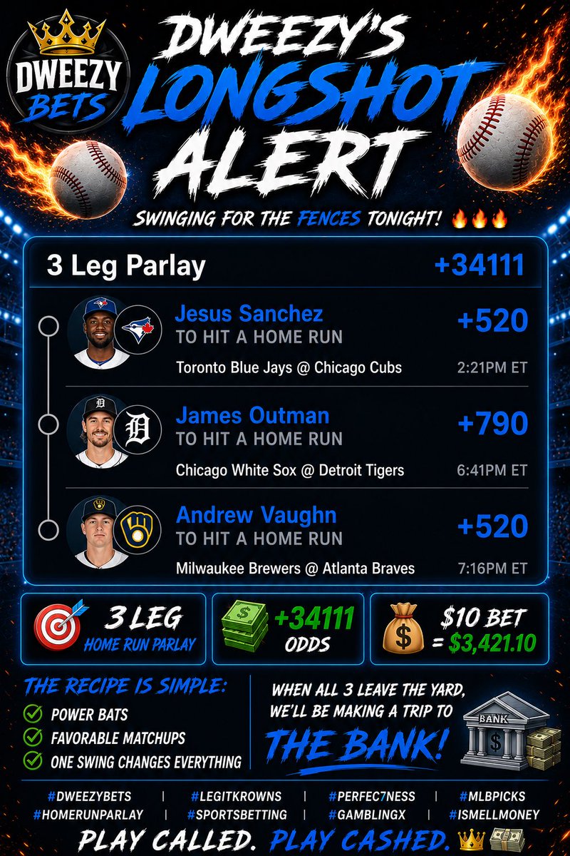 Perfec7ness's tweet photo. 🚨 Bet with Dweezy 🚨 @LegitKrowns

+34111 https://t.co/28WikY0BRA

+5949
https://t.co/j0Er0sbSlo https://t.co/vH0jPnwqYd