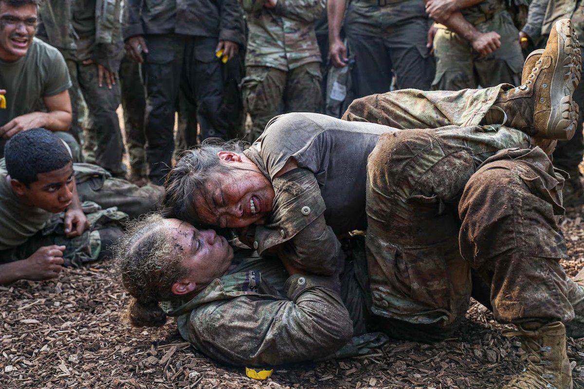 mlcombatives's tweet photo. What it means to be a Combatives Expert.

The profession of Army Combatives is frequently misunderstood. People often mistake an expert in Army Combatives for simply an expert fighter or martial arts instructor. They are not the same profession. Every Combatives expert must first be an expert fighter, of course, because individual fighting ability establishes credibility. They must also be an expert instructor, capable of developing fighting skills in others. These are essential prerequisites, but they are not the profession itself. The profession of Army Combatives is the science and art of helping commanders build successful combatives programs that improve the fighting ability of the average soldier and strengthen the Warrior Ethos throughout the unit.
