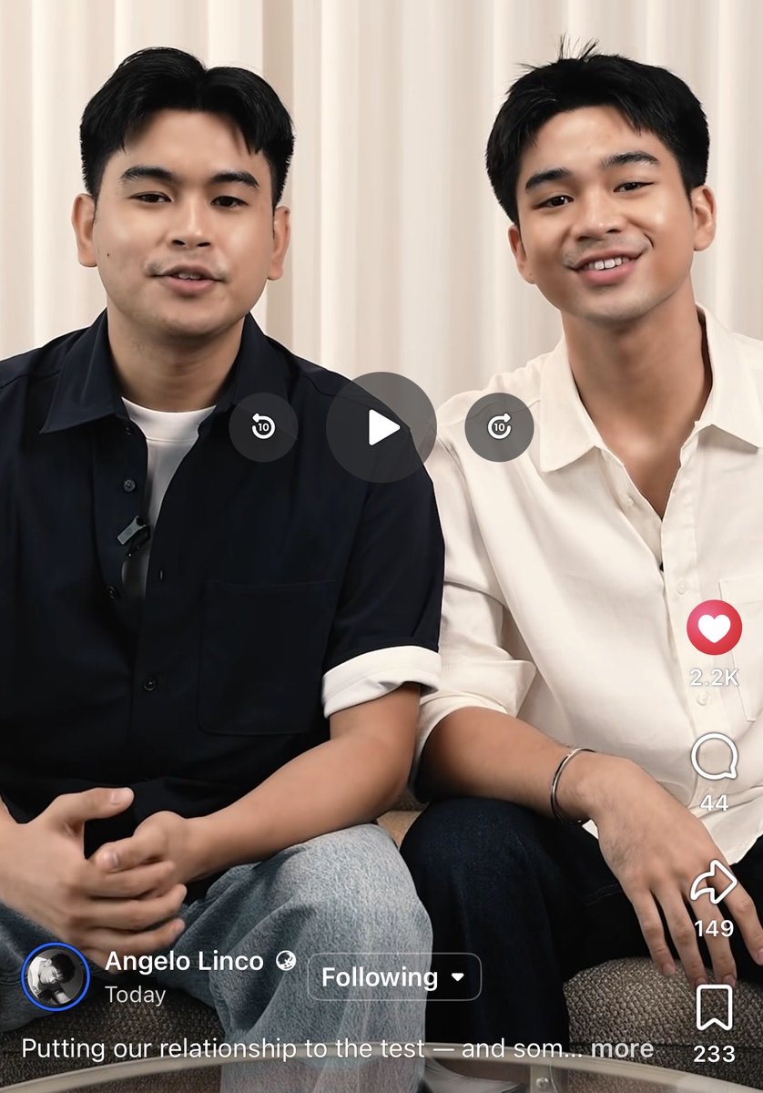 Marino08Chem's tweet photo. While scrolling on my fb feed, I saw this interview. They’ve been together for 7 years????!  

Like inggit na inggit ako. Gusto ko na rin ng end game. And am tired of entertaining people na sa umpisa lang engaging — walang consistency. Gusto ko na magsettle like them. 🥲 https://t.co/OOwFfn9JZb