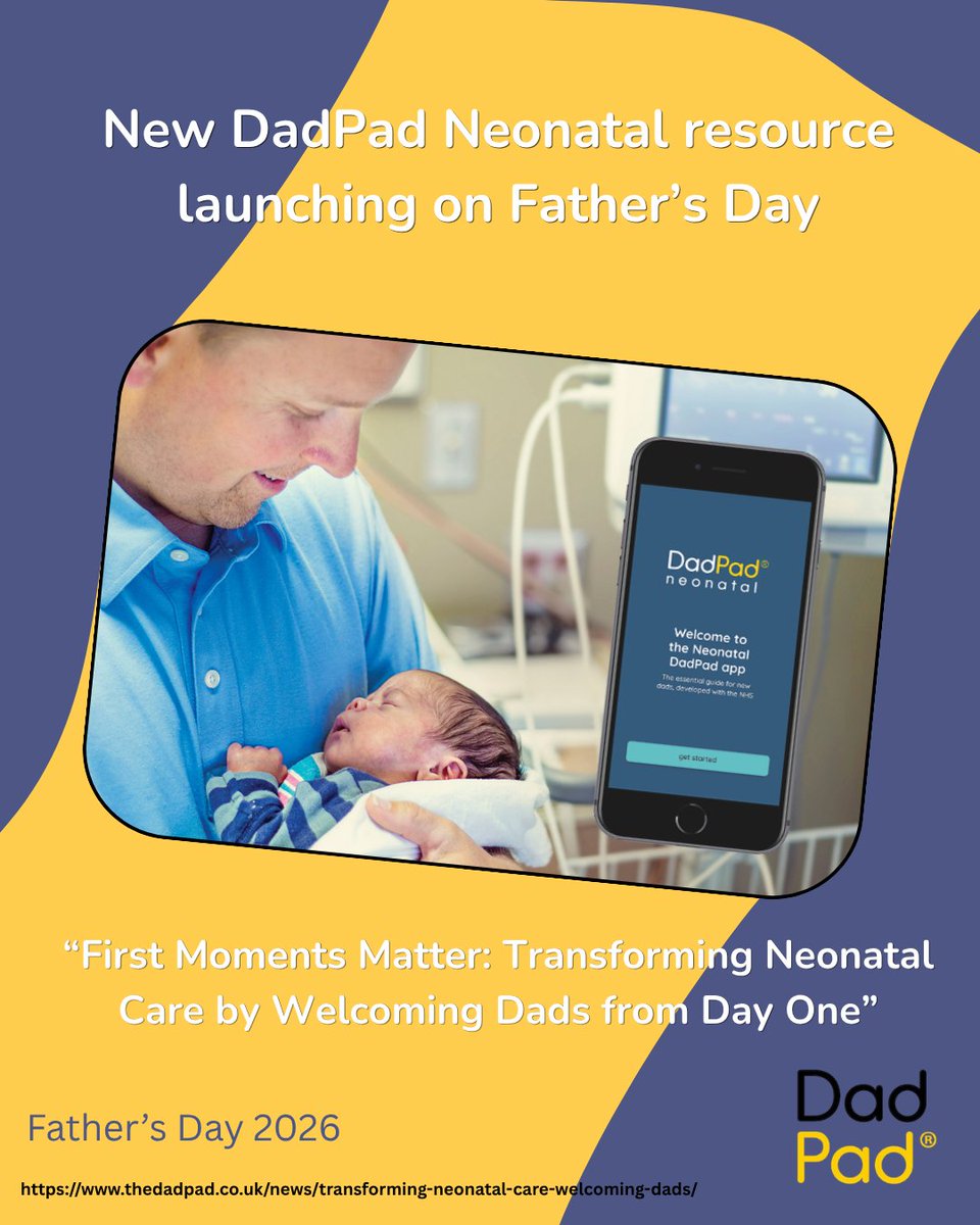 dadpaduk's tweet photo. #FatherhoodFriday 👨🏽‍🍼 Launching this #FathersDay in pilot areas: the #dadpadneonatal app!   Find out more here: https://t.co/9axVMXyXs3
@mkrettiwt @BAPM_Official @TVWNeonatal @WMNODN @NWNeonatalODN @LdnNeonatal @EMNODN @KssOdn @NNAUK1 @ScotNeoMCN @WMNNetwork @NorNetUK https://t.co/xefJCo4FZI