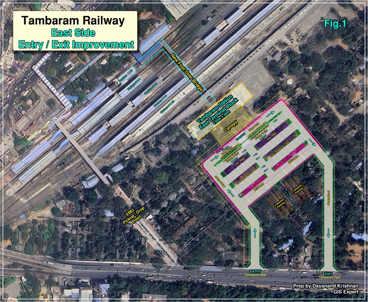 dayatiger197312's tweet photo. Thank you sir
@DrmChennai for inspection of #Tambaram Railway station Lifts and Escalator works in New Foot Over Bridge.
@RailMinIndia
@GMSRailway
Request to expedite the #East Side #approach_road and #circulation_area works connectivity to New FOB from Tambaram Velachery Road https://t.co/p3OsaTgOGi