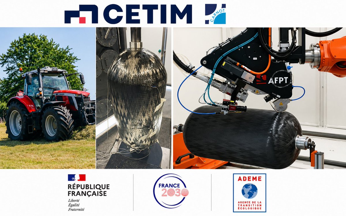 fuelcellsworks's tweet photo. .@CetimFrance has demonstrated 1,675 bar pressure resistance on a 62-liter thermoplastic composite #hydrogen tank weighing just 43 kg. A major step forward for Type IV.5 storage technology.
#HydrogenNow #HydrogenStorage #CleanEnergy
https://t.co/I30Qkz3Ooo https://t.co/ociJy3TLz6