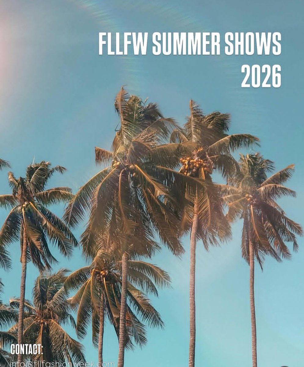 FashionweekFLA's tweet photo. Fashion Week Florida announces model casting call coming soon. Fort Lauderdale Fashion Week Summer Shows August 1, 2026 Summer Pop Up Shops Accepting Vendors Designers
https://t.co/rx8kRUYoRe
#fllfashionweek #swimweek #fashionweekflorida #swimweek2026 #fortlauderdalefashionweek https://t.co/T8tIzbwDwG