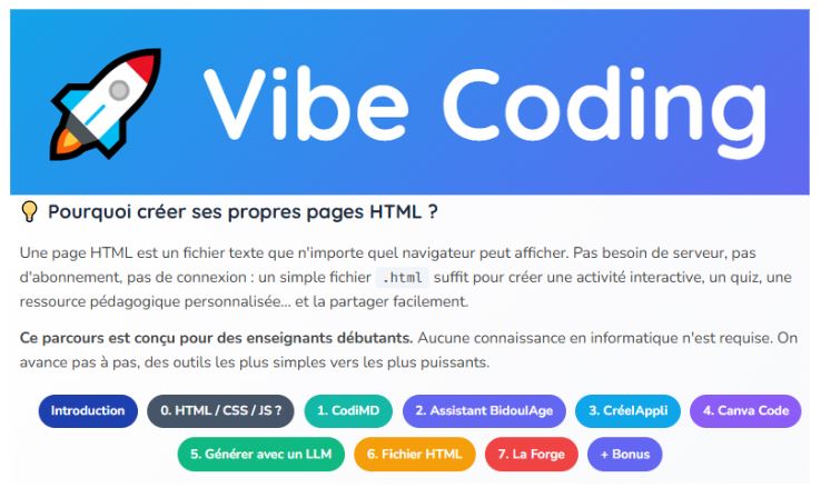STI_edu_num's tweet photo. 🚨 Découvrez le #VibeCoding. Une approche pas à pas sans prérequis en code.
📌 Un parcours riche et indispensable pour expérimenter et mettre en œuvre la programmation assistée par l'IA.
🔗👉 https://t.co/TnMVGu0pMz
@DranePaca
#IA #Numérique #LaForge #Programmation #Code #HTML https://t.co/qbJ1GBtW93